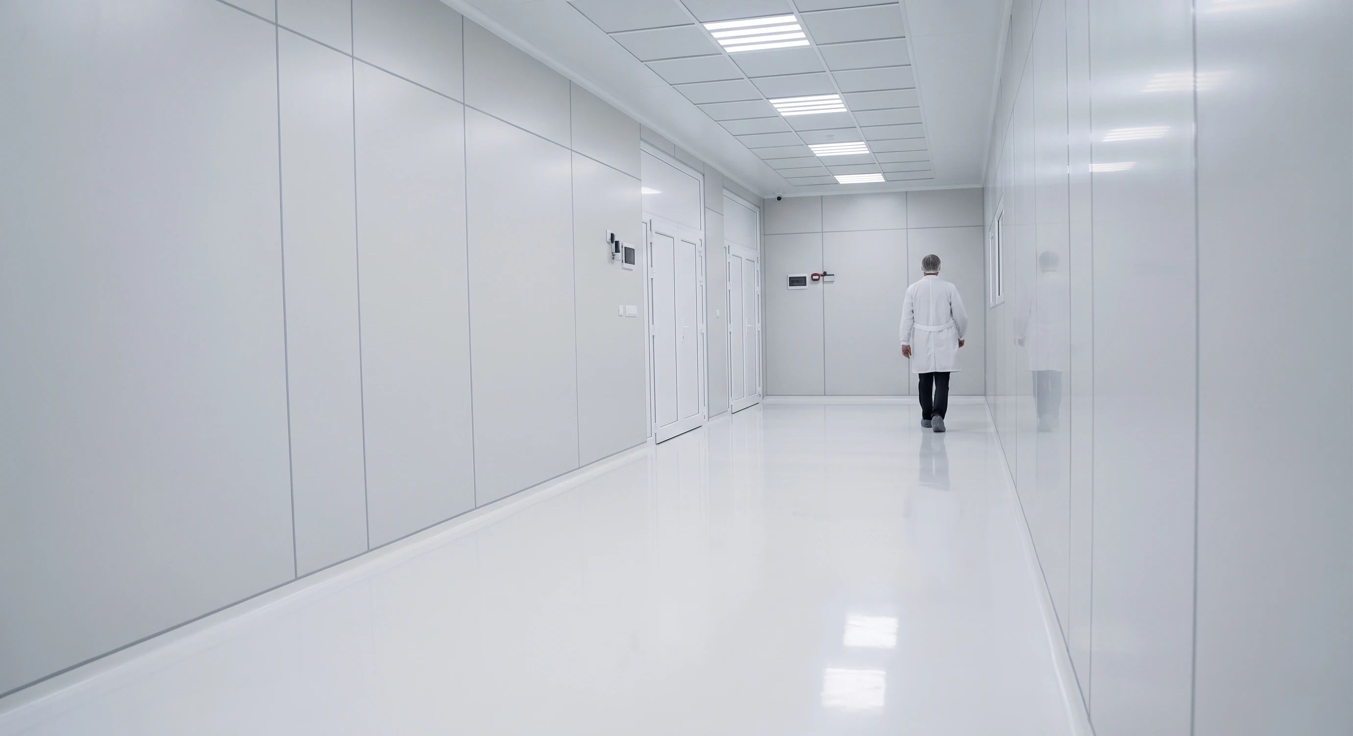 Sterile Hallway Perspective